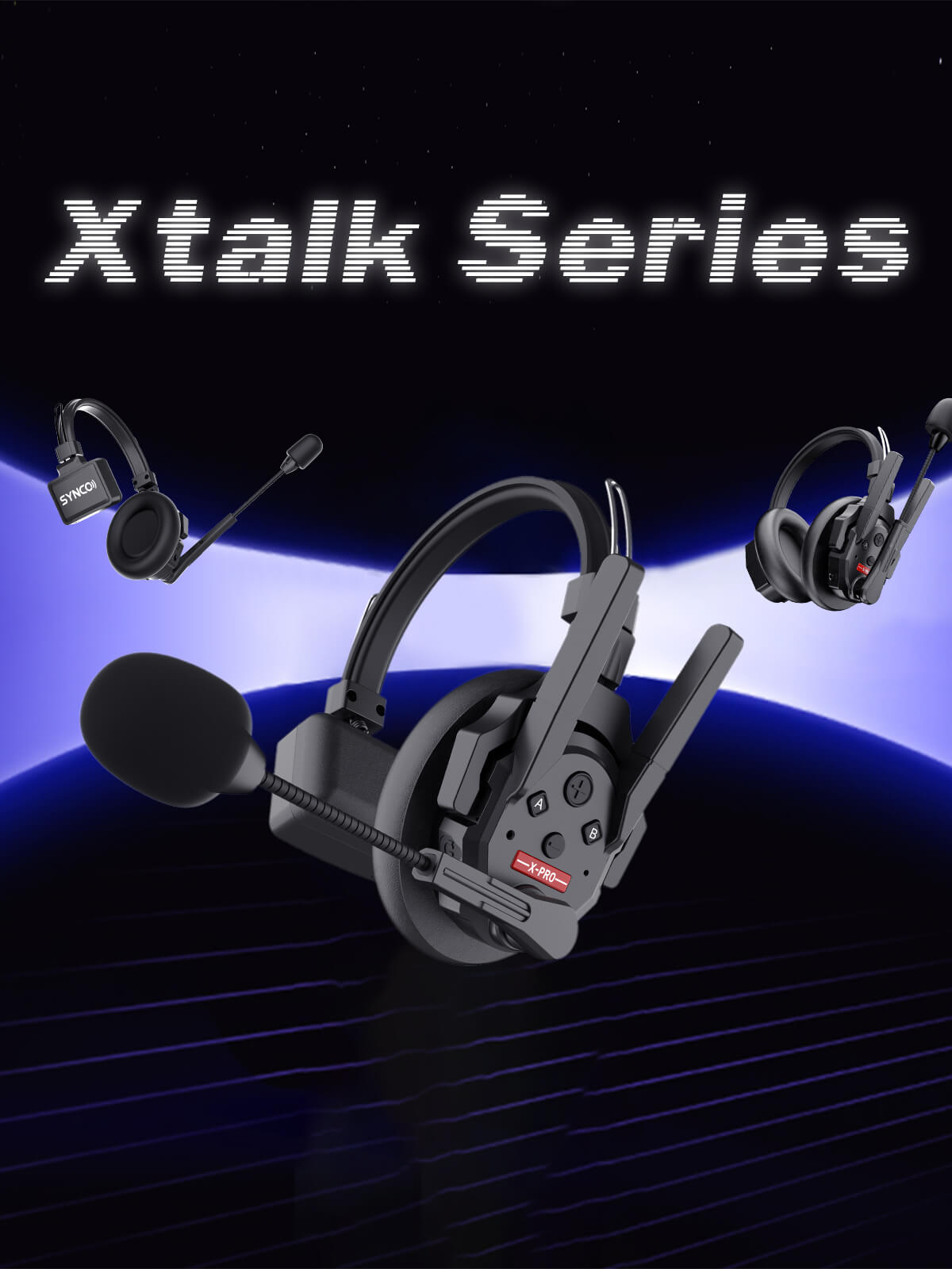 SYNCO Xtalk Series: Wireless Intercoms & Headsets at 2.4G